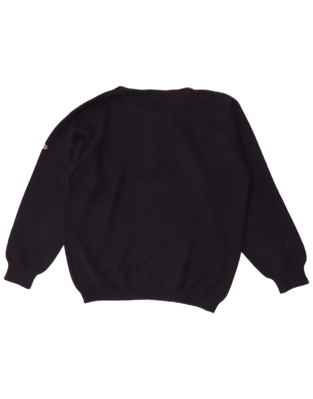 Maglione da uomo Fly 3 con collo abbottonato IT 50 medio in lana blu navy
