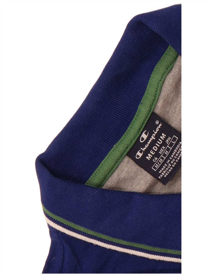 Polo da uomo Champion media blu navy
