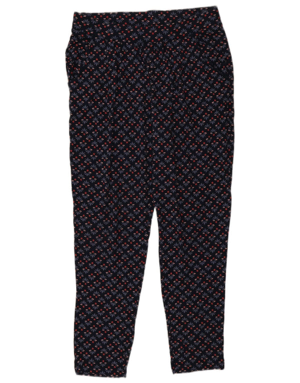 Pantaloni slim da donna Marks & Spencer UK 12 medi W30 L30 blu navy floreale