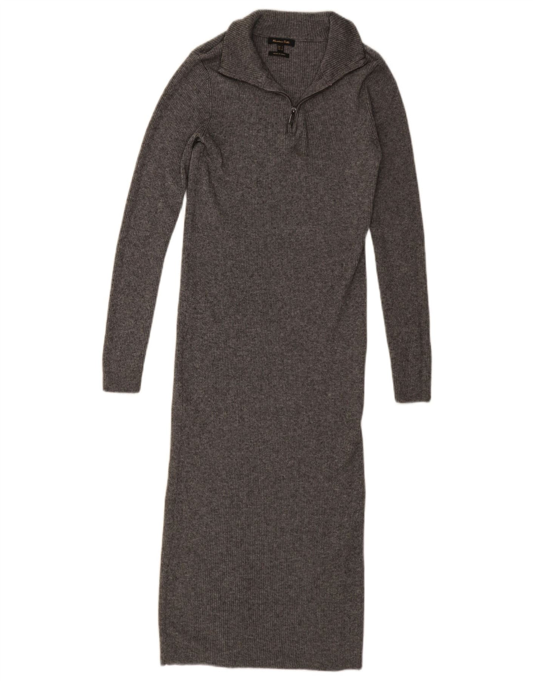 Abito maglione da donna Massimo Dutti UK 8 Small Lyocell grigio