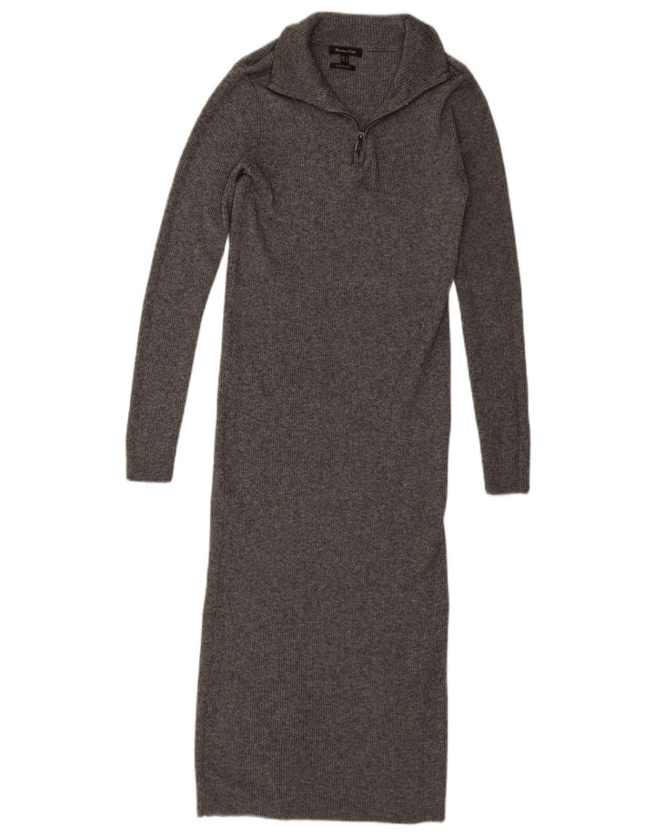 Abito maglione da donna Massimo Dutti UK 8 Small Lyocell grigio