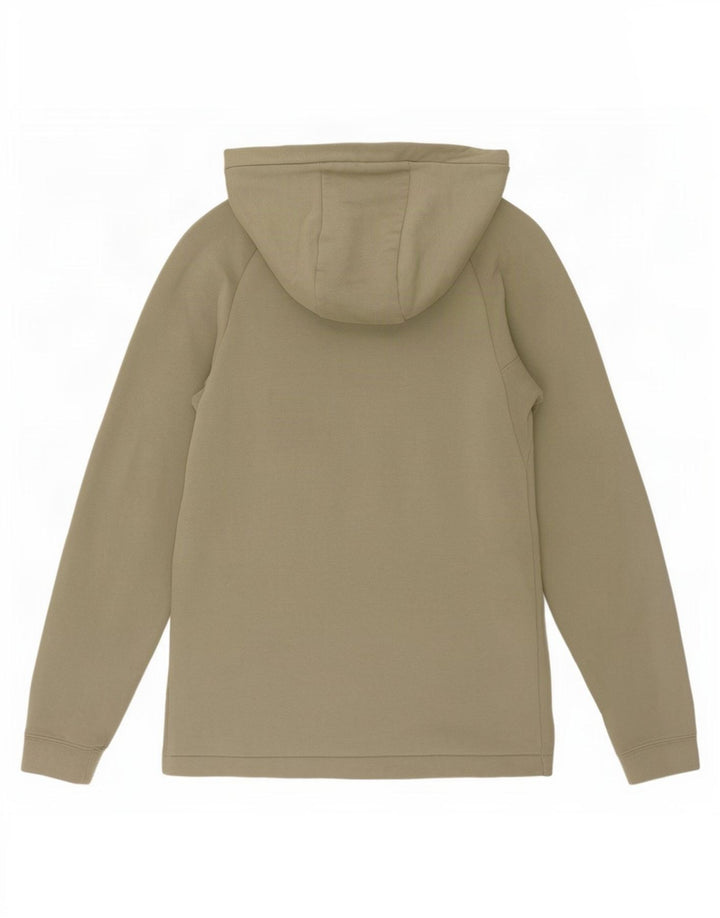 Felpa con cappuccio e zip Nike da uomo piccola in cotone kaki