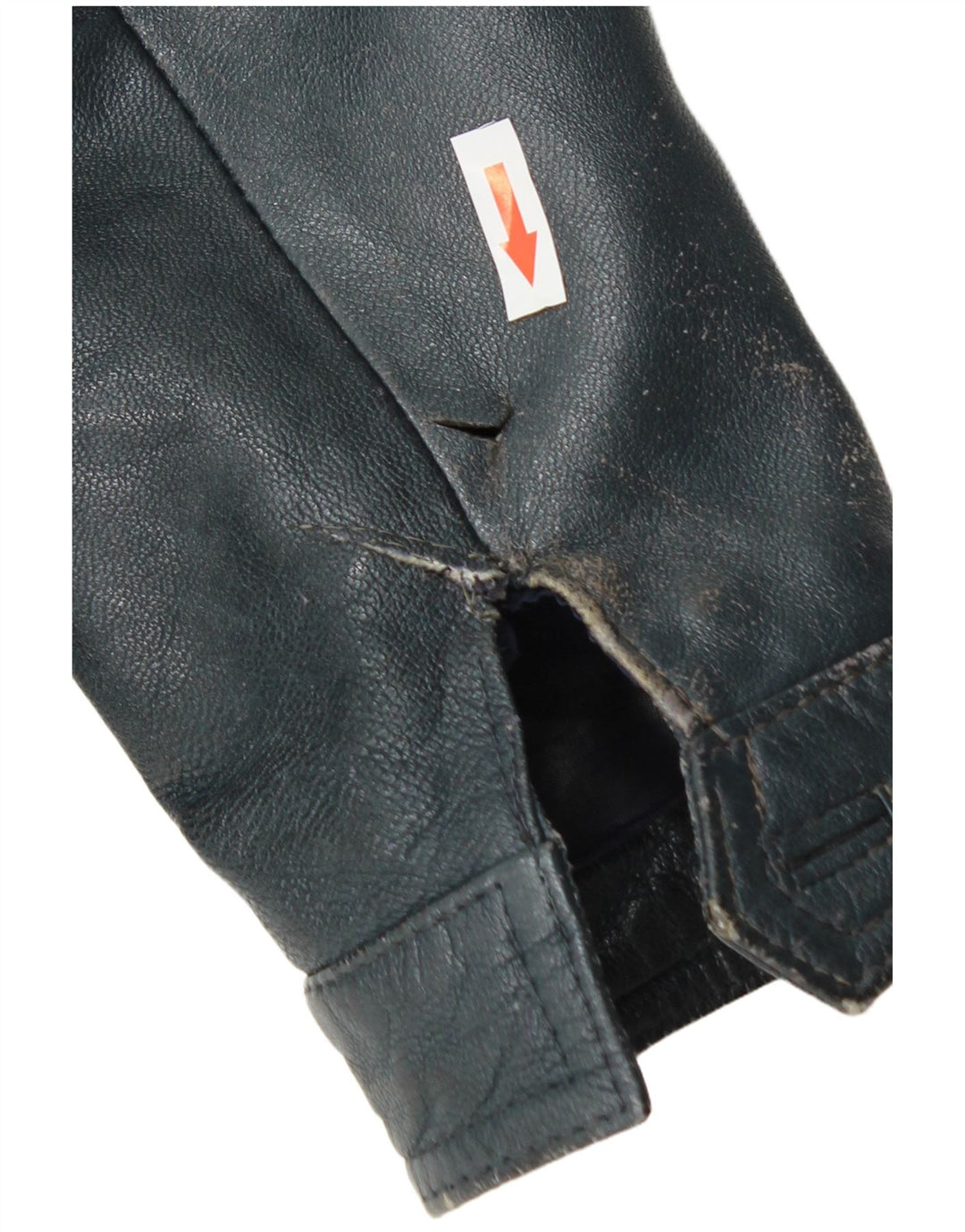 Giacca in pelle da uomo C&A UK 36 piccola pelle blu
