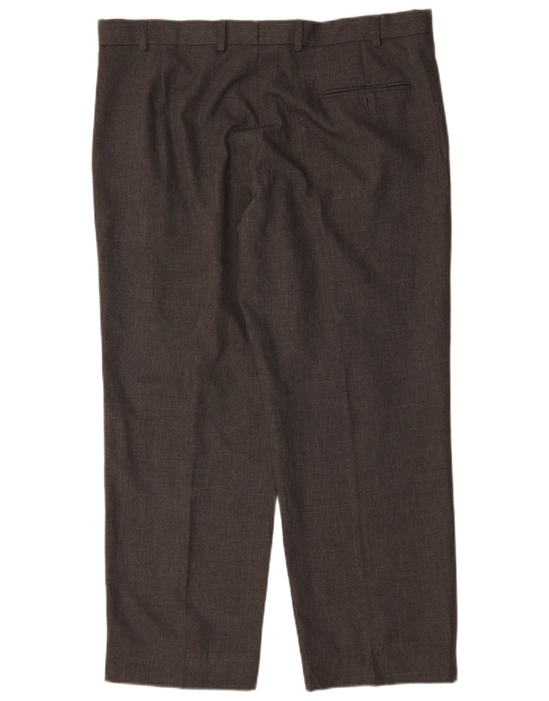 Pantaloni da abito dritti da uomo Marks & Spencer vestibilità regolare W38 L29 Grigi