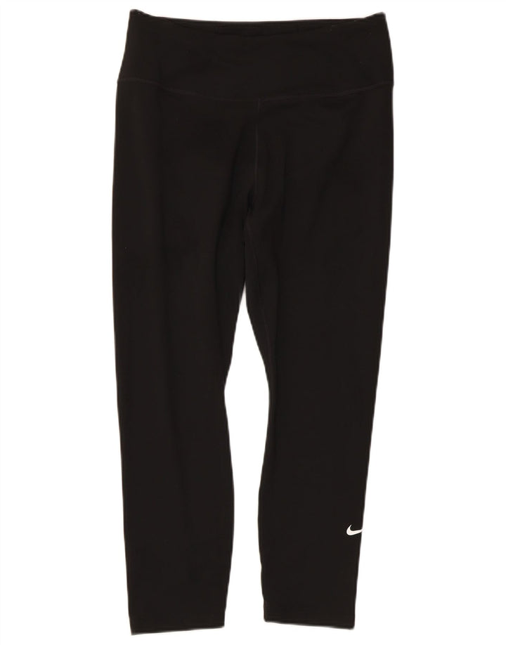 Leggings Nike Dri Fit Capri da donna UK 12 medio nero