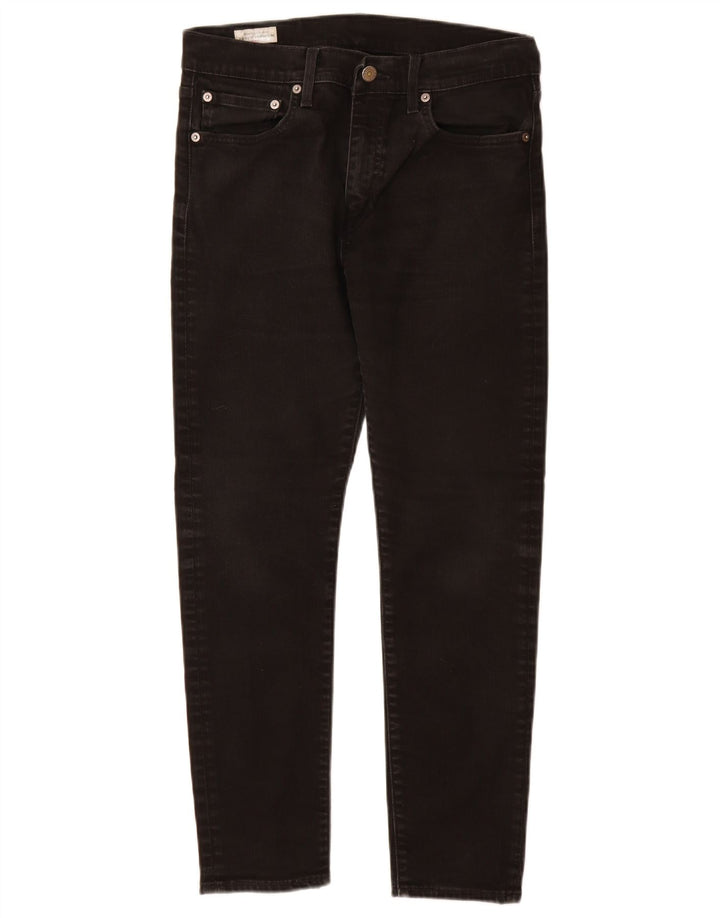 Jeans slim da uomo Levi's W32 L28 cotone nero