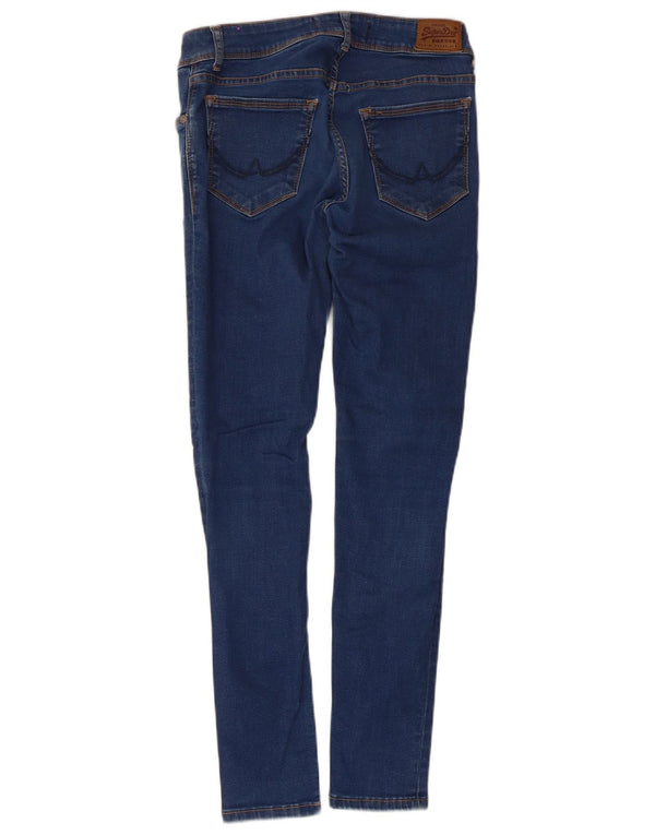 Jeans skinny Cassie da donna Superdry W28 L30 cotone blu