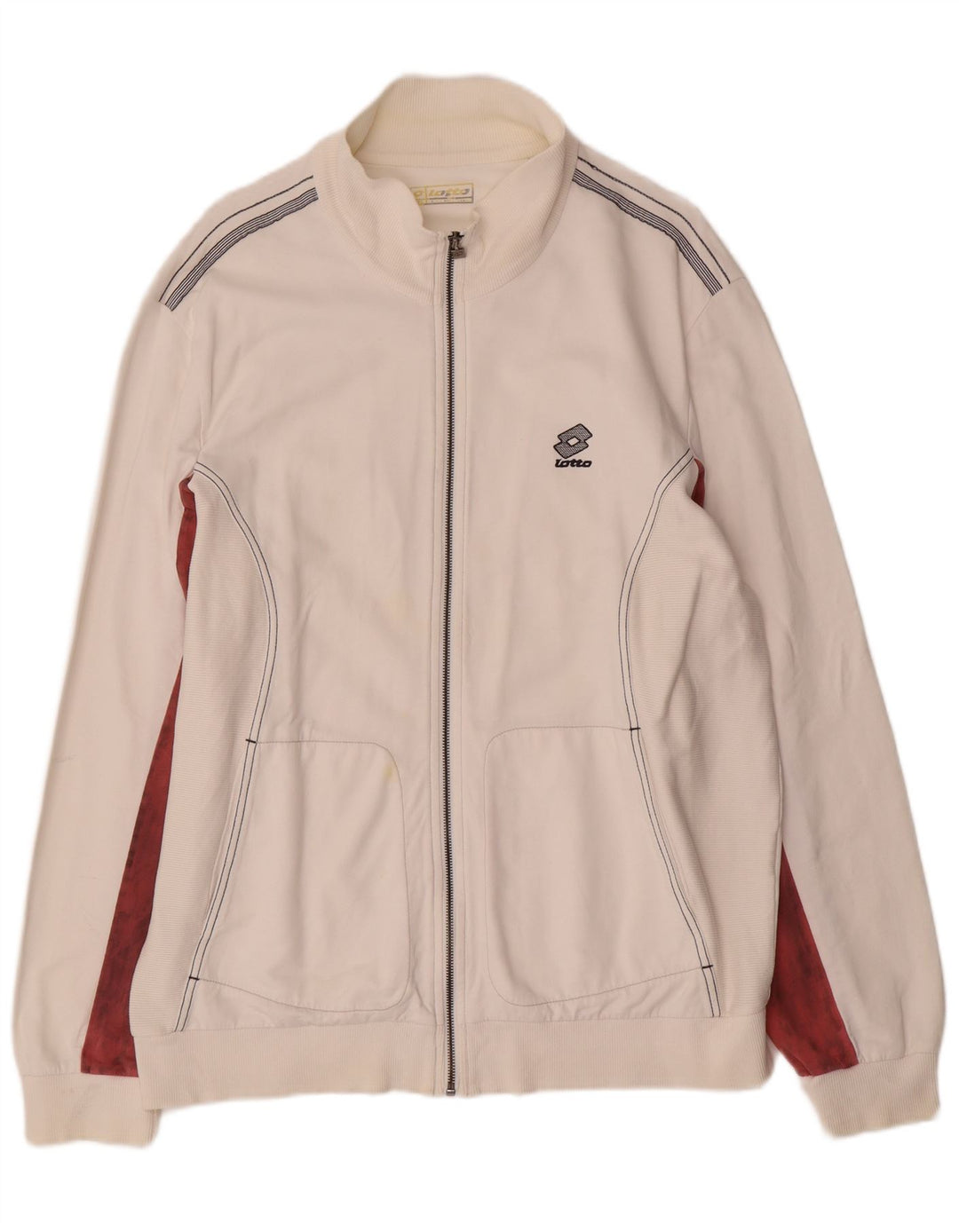 Giacca da tuta da donna LOTTO UK 20 2XL Colorblock bianco