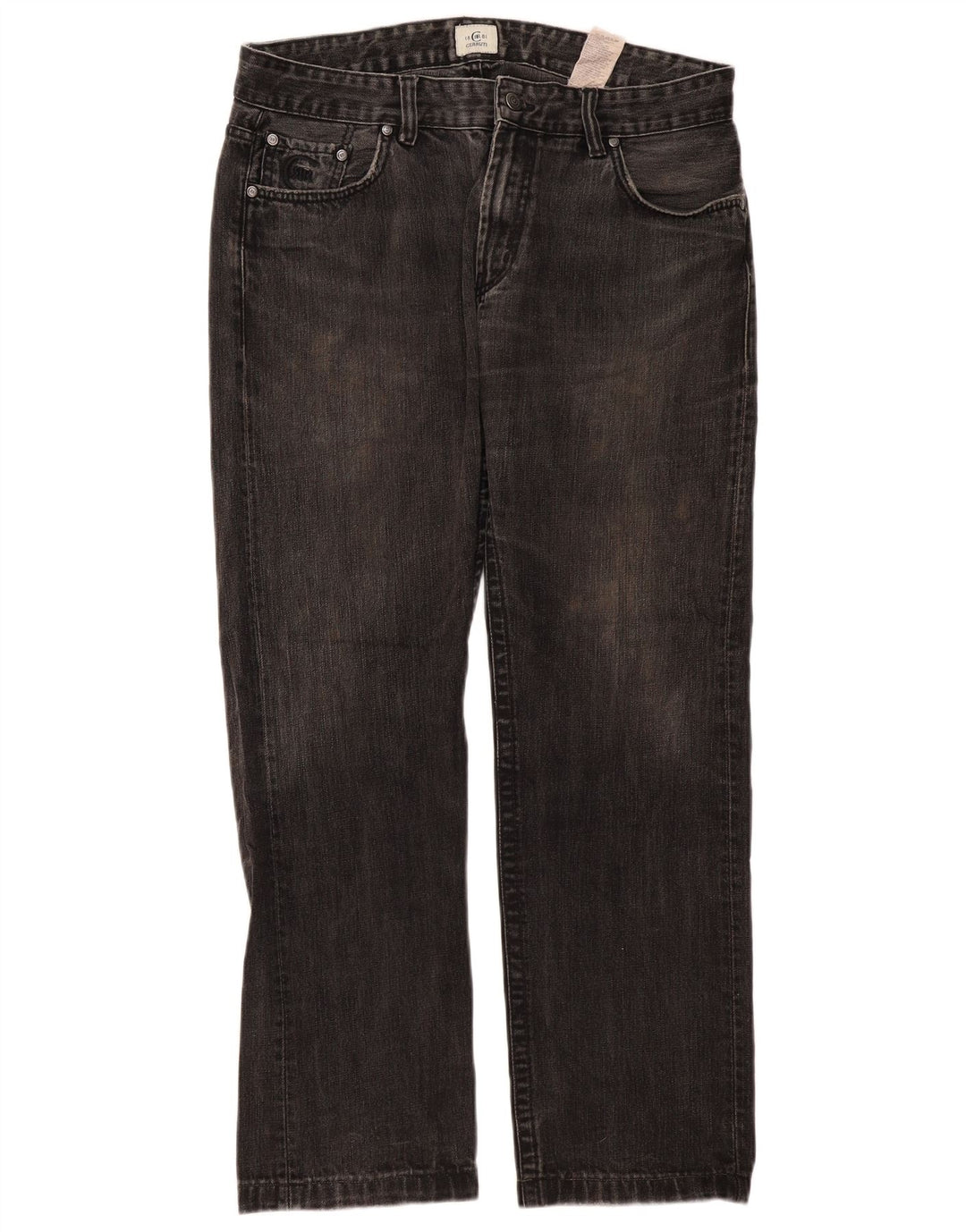Jeans dritti da uomo CERRUTI 1881 W36 L30 cotone nero