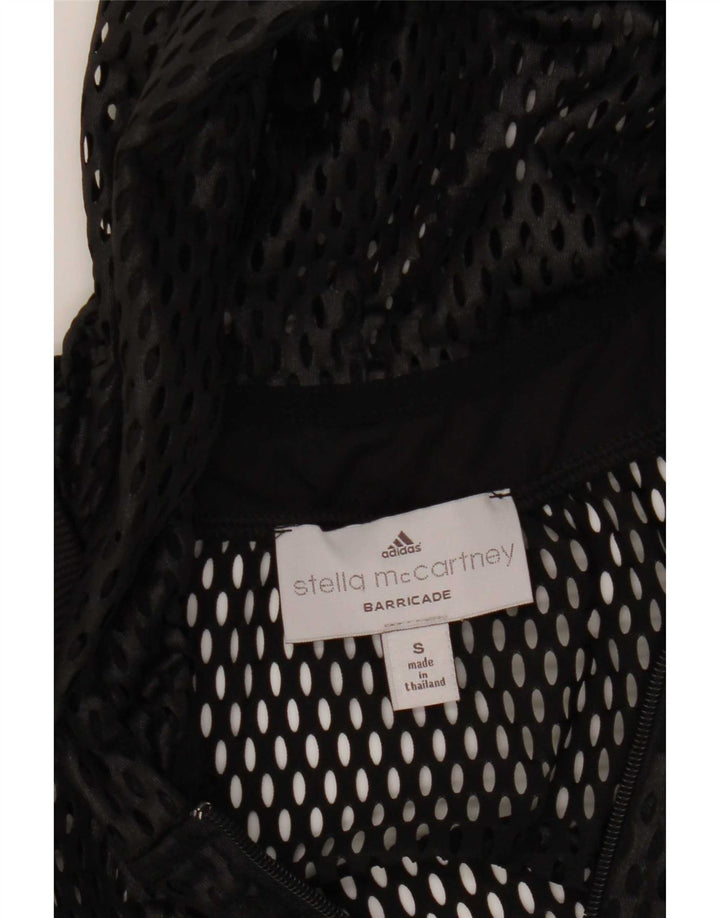 Giacca da ginnastica con cappuccio da donna Adidas UK 10 piccola nera