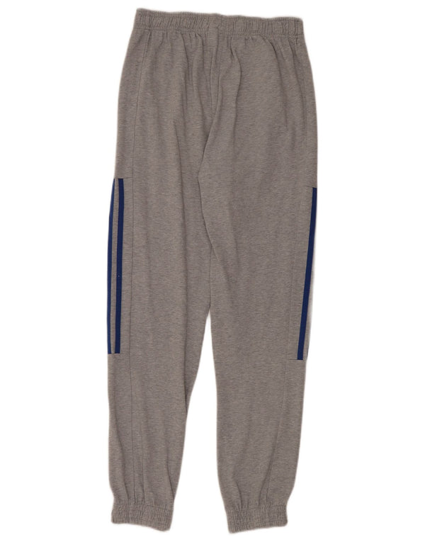 Adidas Mens Tracksuit Trousers Joggers Small  Grey Flecked Cotton
