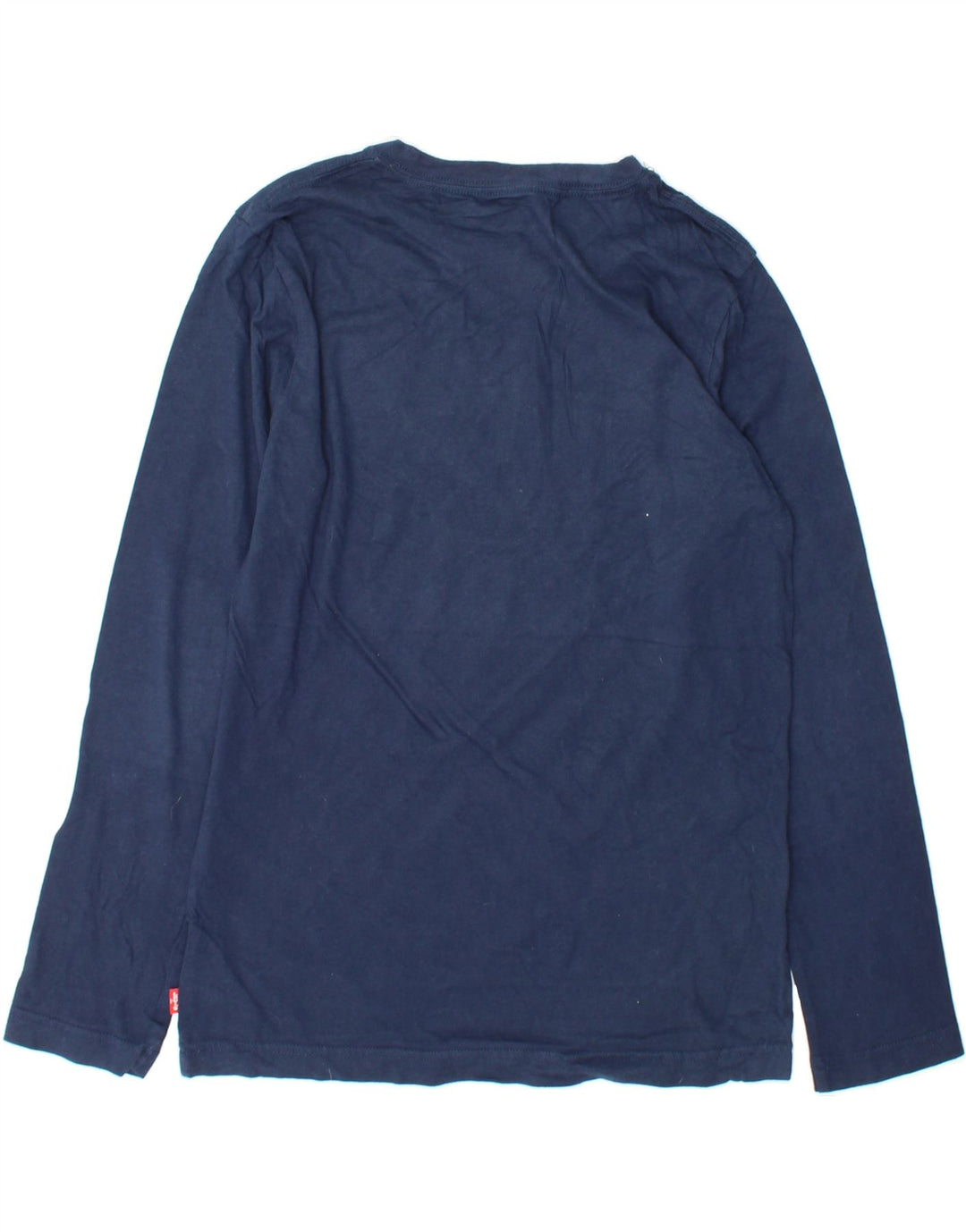 LEVI'S Boys Graphic Top Long Sleeve 12-13 Years Large  Navy Blue Cotton Vintage Levi's and Second-Hand Levi's from Messina Hembry 