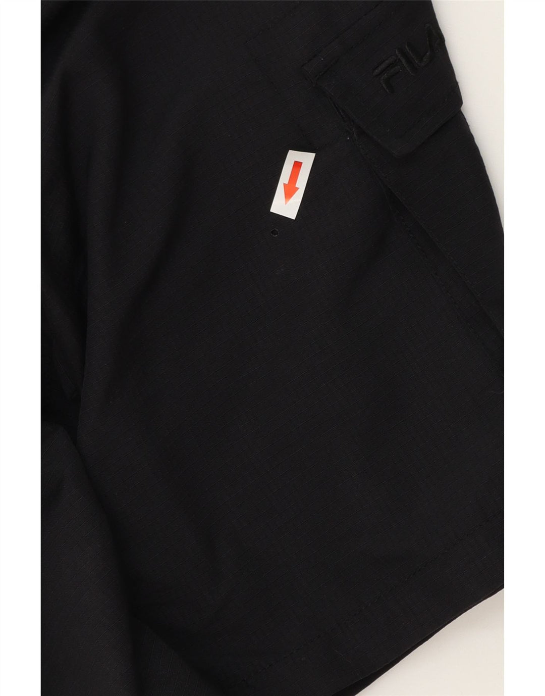 Pantaloncini cargo da uomo FILA piccoli W32 poliestere nero
