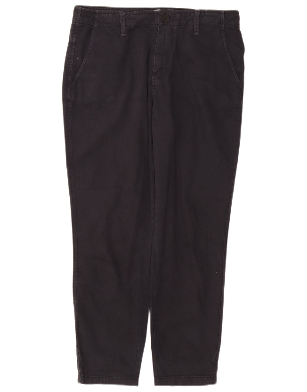 Pantaloni chino slim da donna Zara EU 40 medi W30 L27 Blu navy