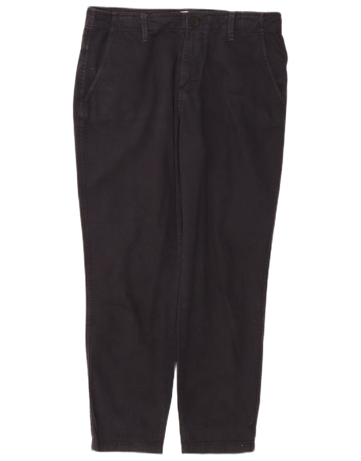 Pantaloni chino slim da donna Zara EU 40 medi W30 L27 Blu navy