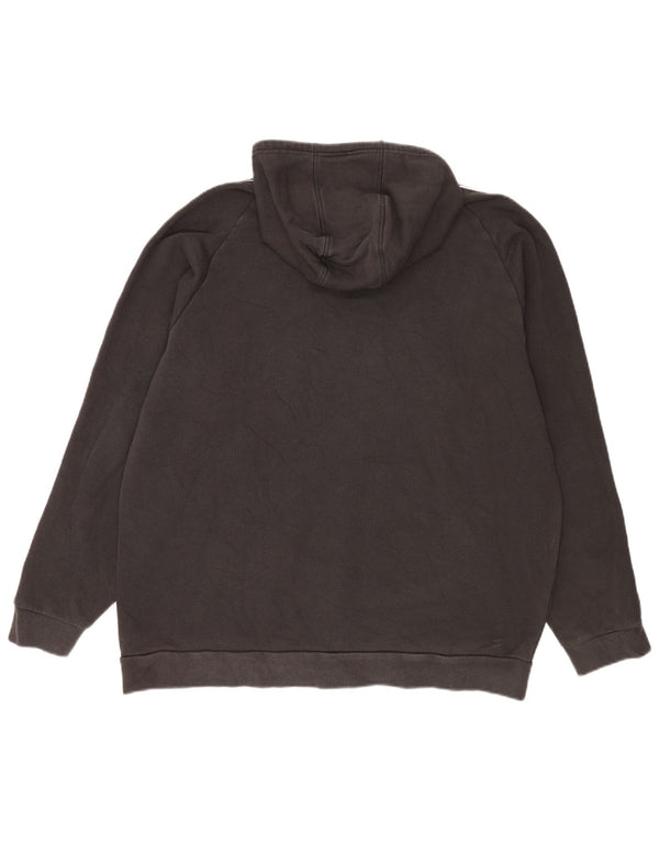 Felpa con cappuccio da uomo Adidas 2XL cotone nero