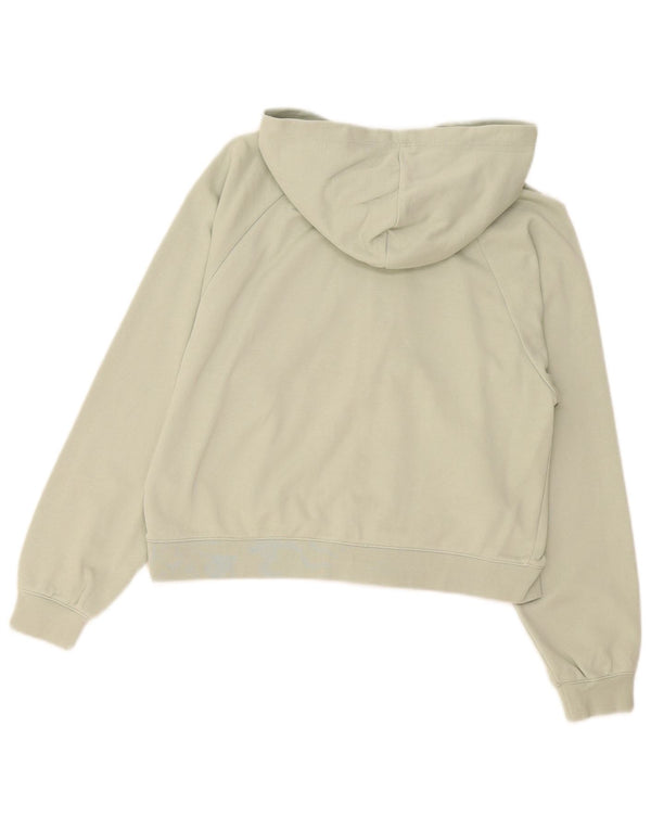 Maglione con cappuccio e zip corta per ragazze Champion 13-14 anni XL in cotone verde