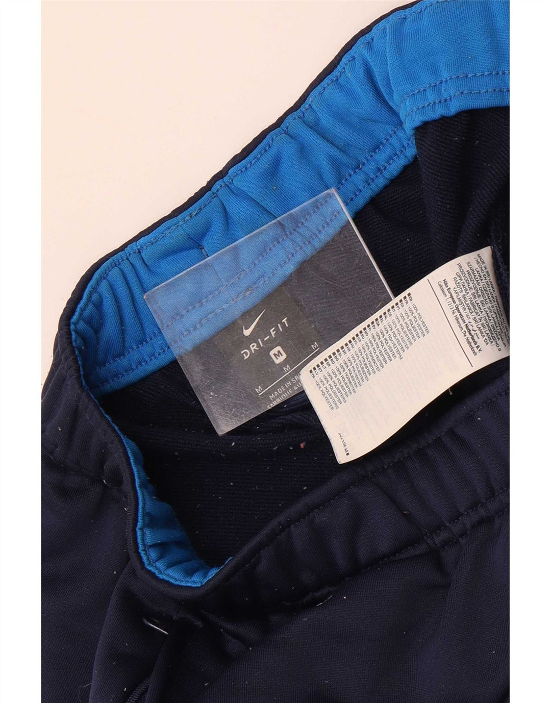 Pantaloni da tuta Nike Dri Fit da uomo, poliestere medio blu navy