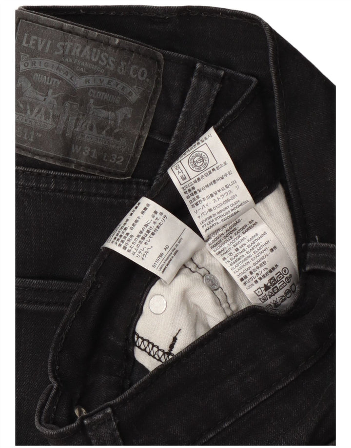 Jeans Levi's Uomo 511 Slim W31 L32 Cotone Grigio