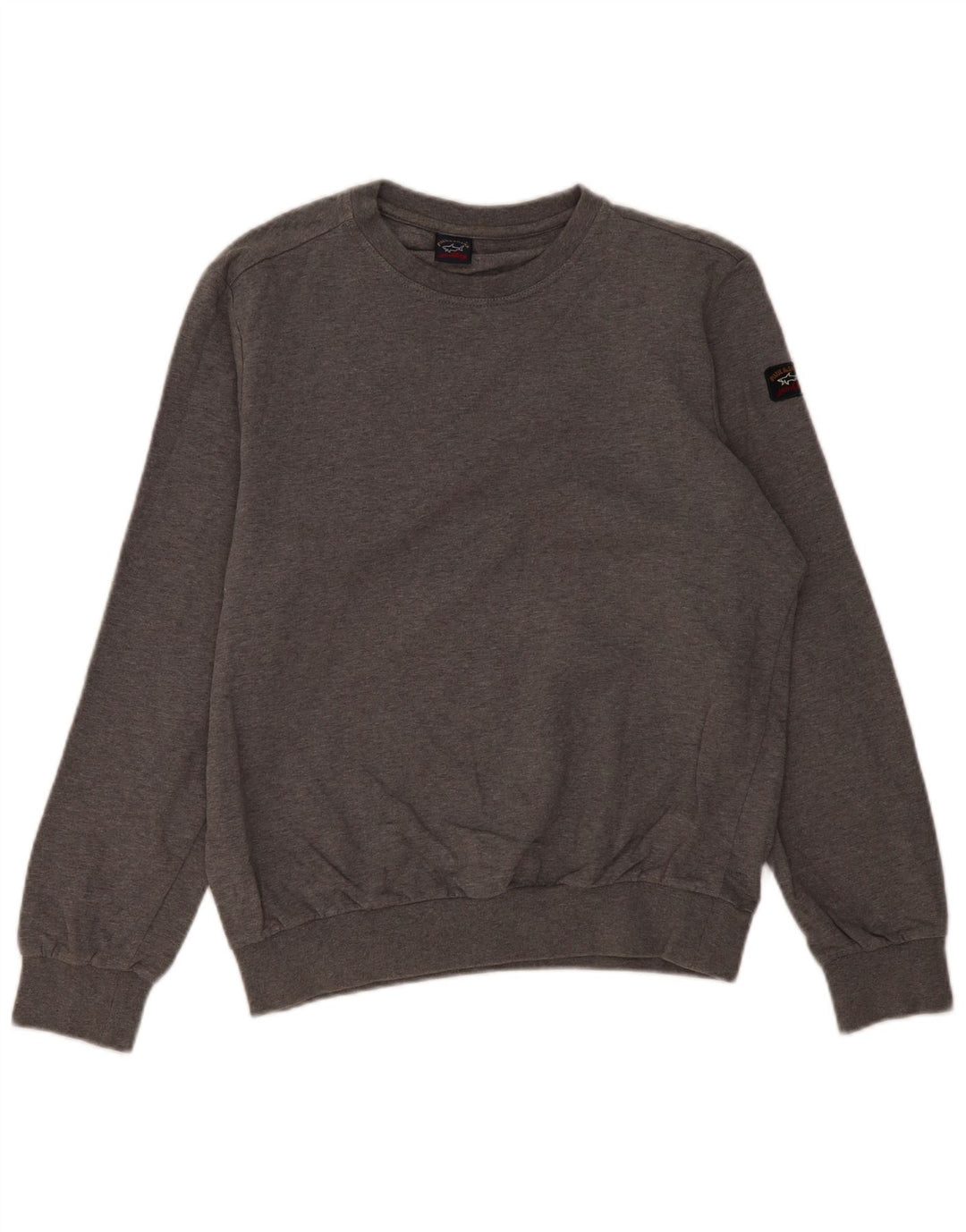 Paul & Shark Felpa da uomo Maglione Grande Cotone chiazzato grigio