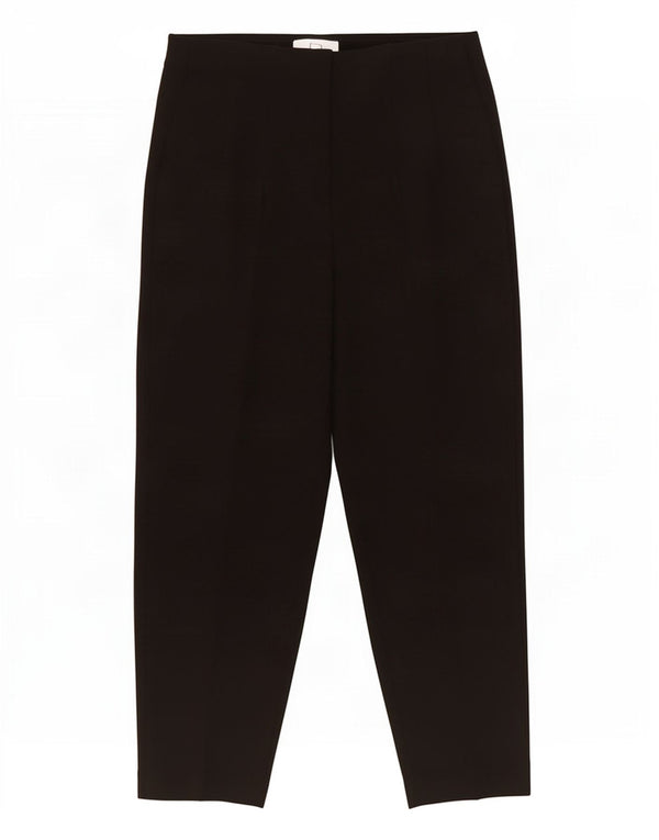 Pantaloni corti slim da donna Marks & Spencer UK 10 Smalll W28 L26 Nero