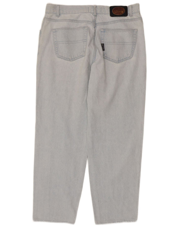 Jeans Trussardi Uomo Tapered W40 L30 Blu Cotone