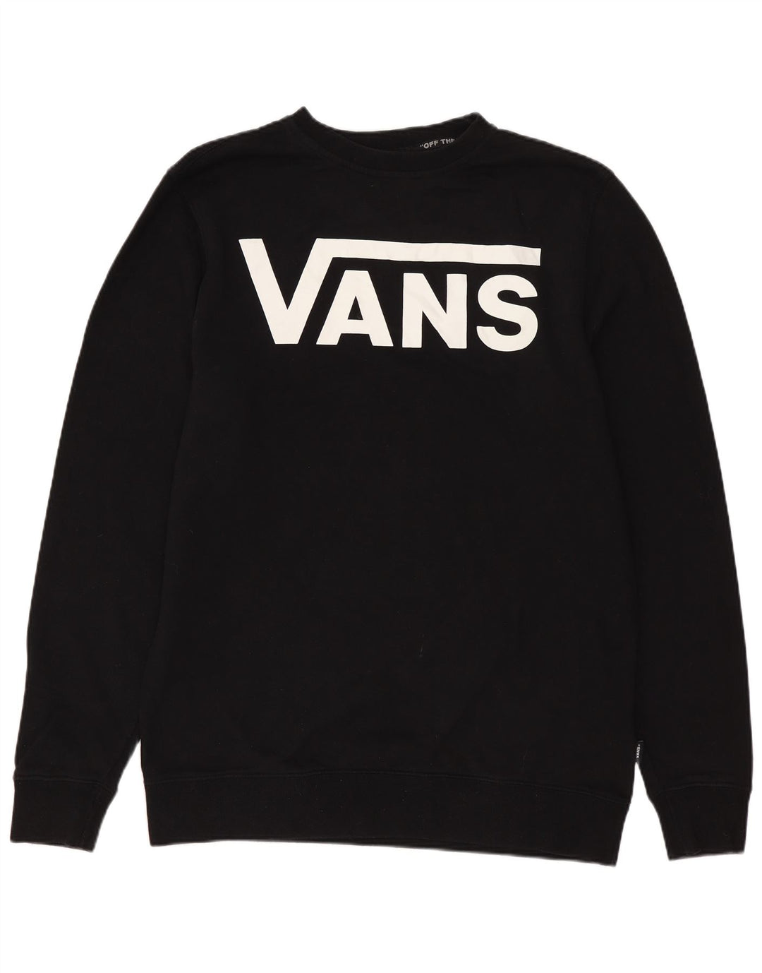 Felpa grafica da uomo VANS Maglione piccolo nero
