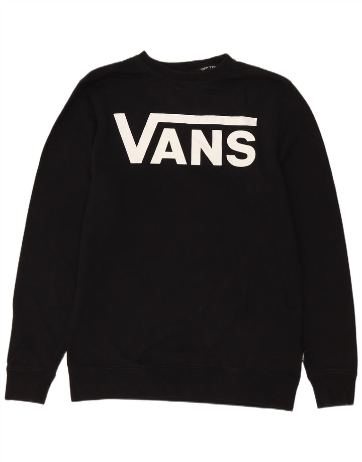 Felpa grafica da uomo VANS Maglione piccolo nero