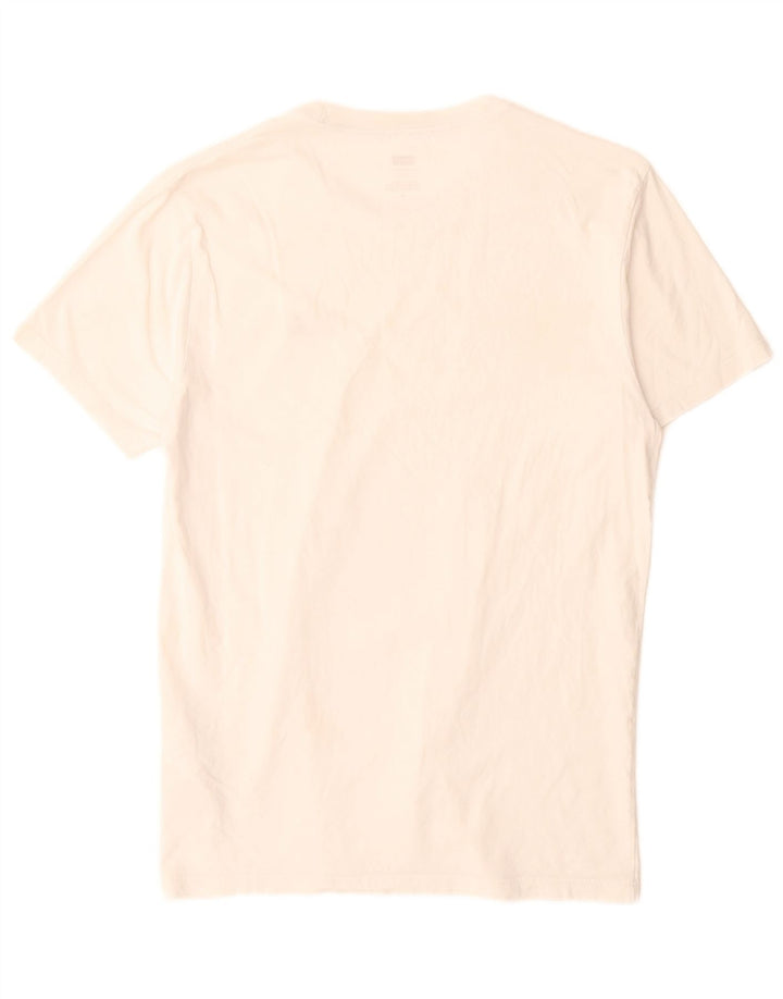 T-shirt slim da uomo Levi's Top in cotone bianco medio