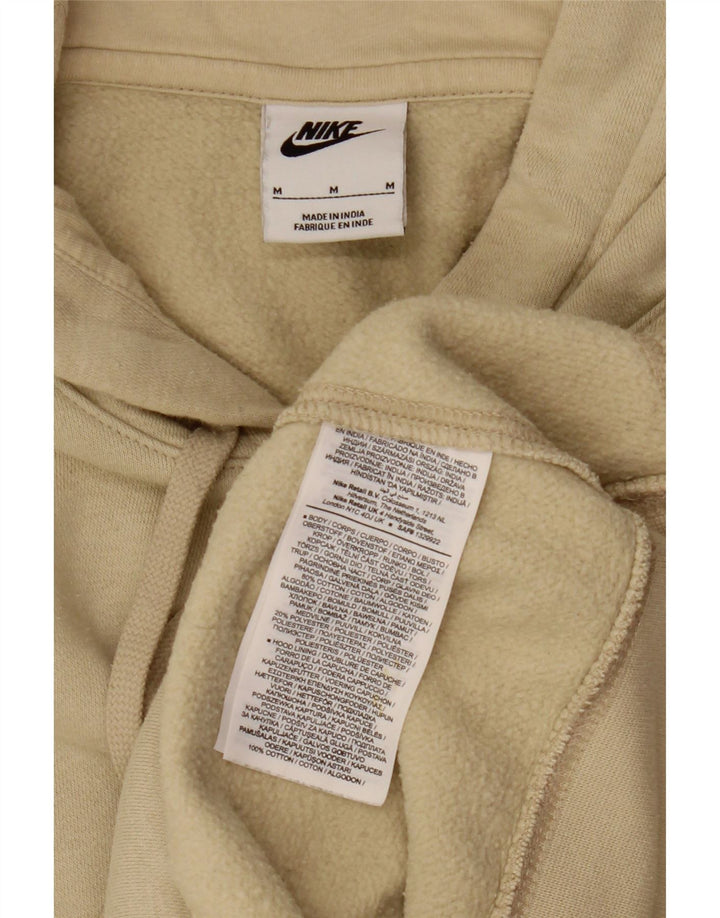 Felpa con cappuccio da uomo Nike in cotone beige medio