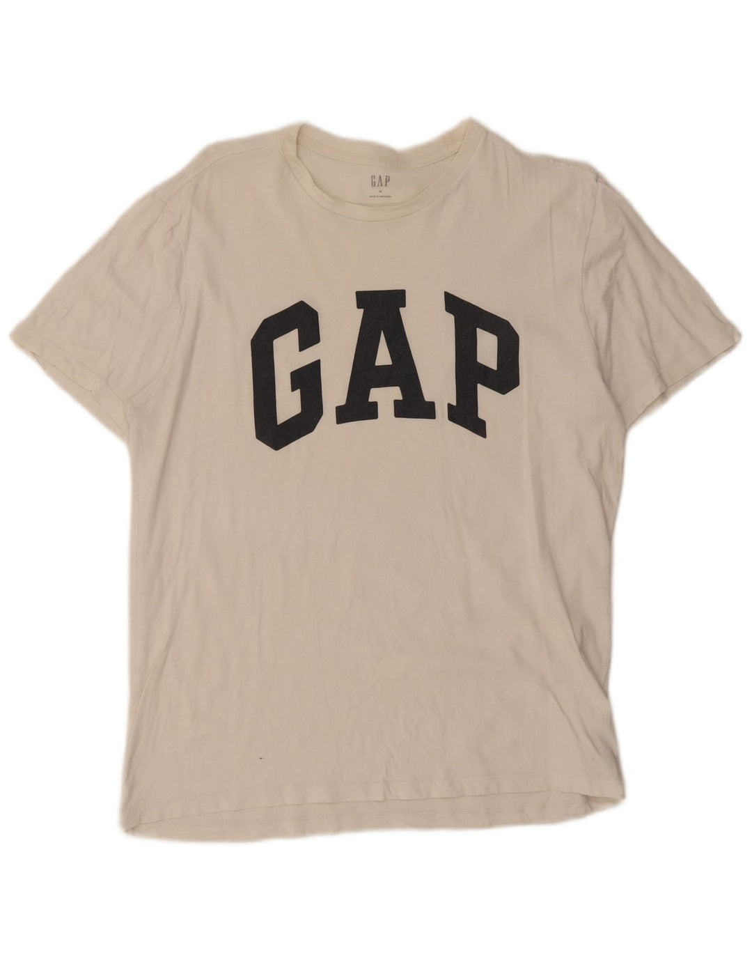 Gap T-shirt grafica da uomo Top in cotone bianco medio