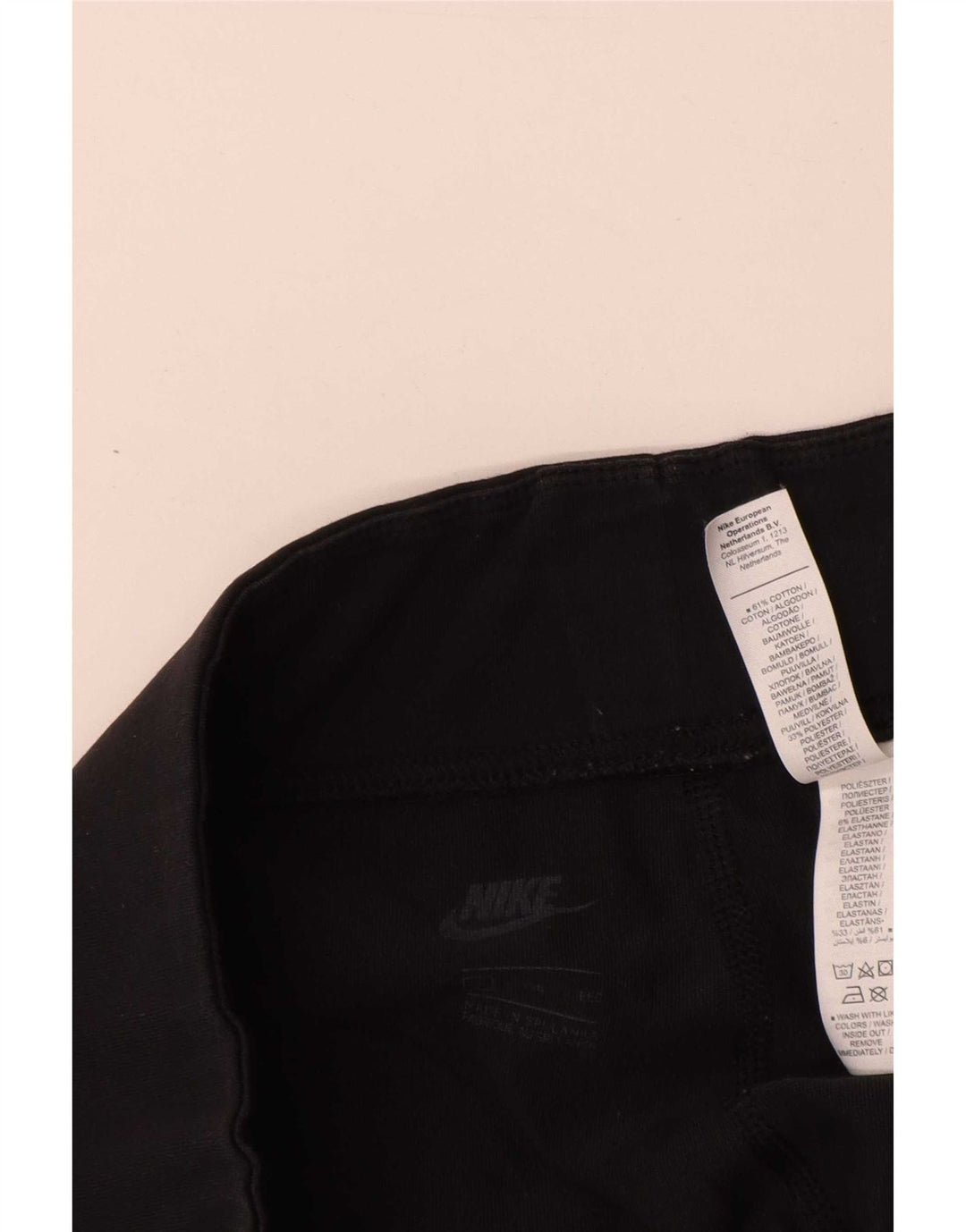 Leggings grafici da donna Nike UK 20 2XL cotone nero