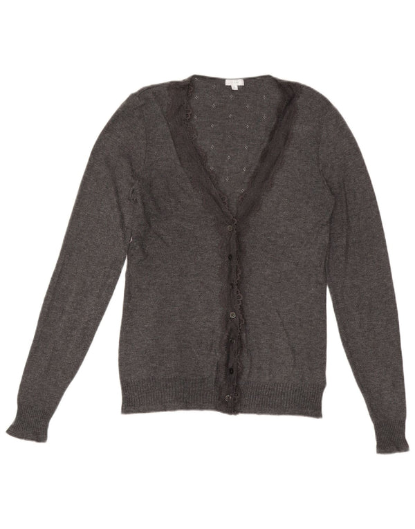 Maglione cardigan da donna JIGSAW UK 12 Poliestere grigio medio