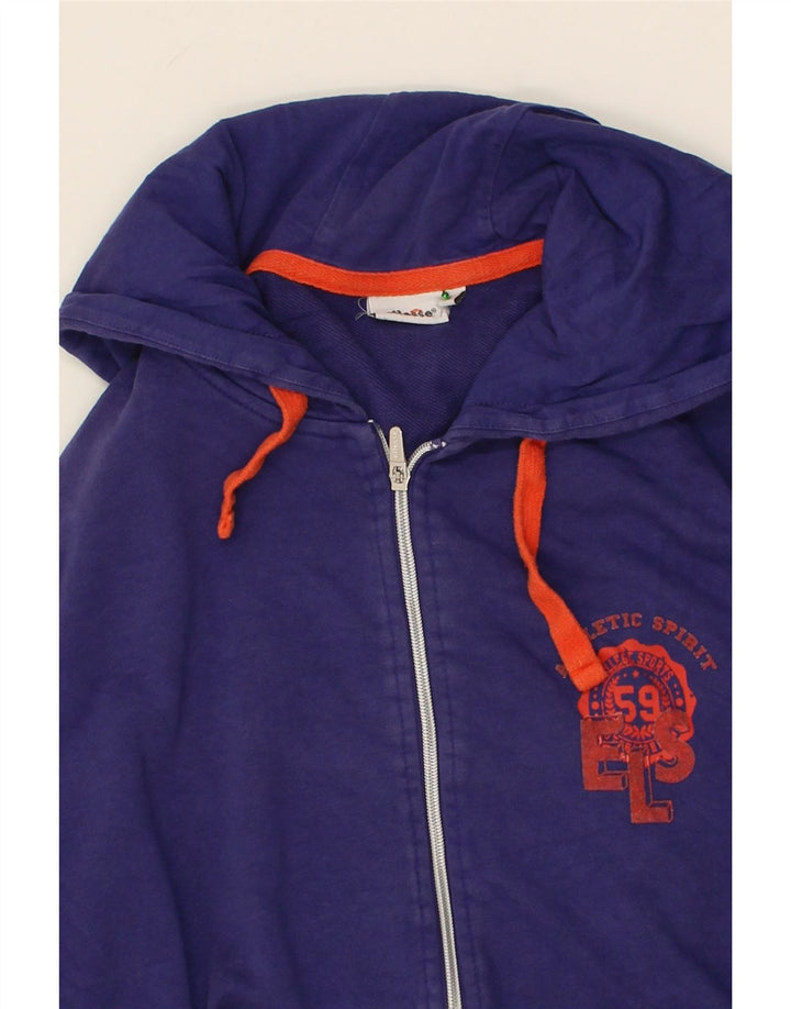 ELLESSE Mens Zip Hoodie Sweater Large Blue Cotton Vintage Ellesse and Second-Hand Ellesse from Messina Hembry 