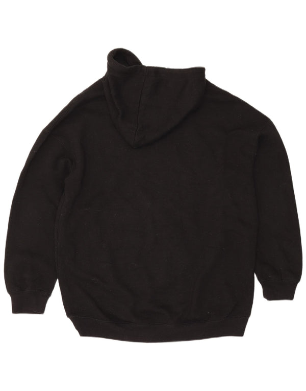 Maglione oversize con cappuccio da donna Zara UK 10 piccolo poliestere nero