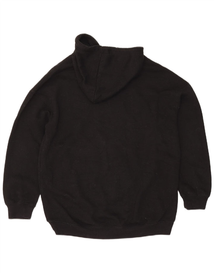 Maglione oversize con cappuccio da donna Zara UK 10 piccolo poliestere nero