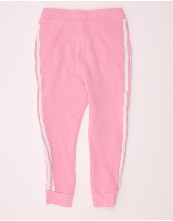 Pantaloni Tuta Bambina Adidas Joggers 5-6 Anni Cotone Rosa