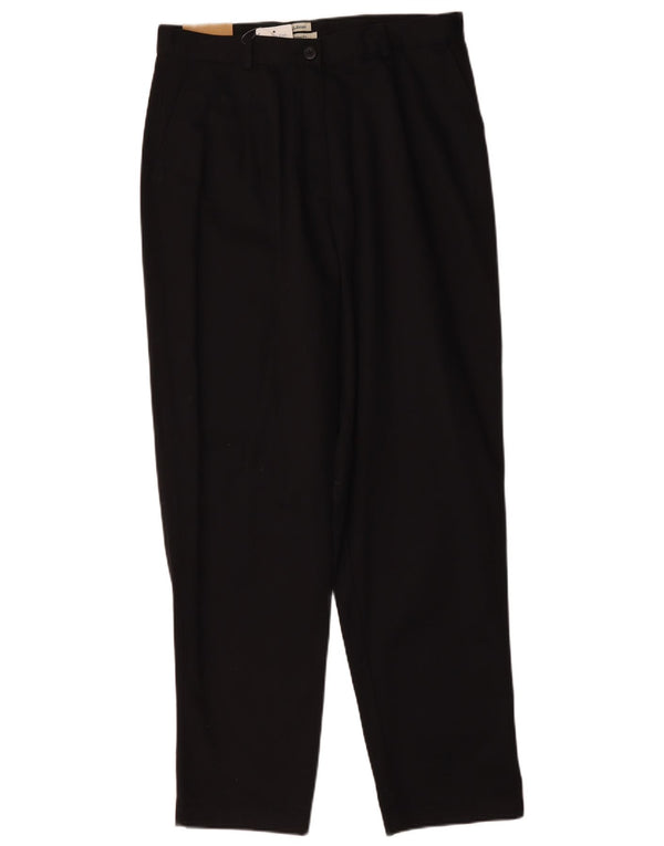 L.L.BEAN Womens Original Fit Chino Trousers UK 16 2XL W32 L30 Navy Blue