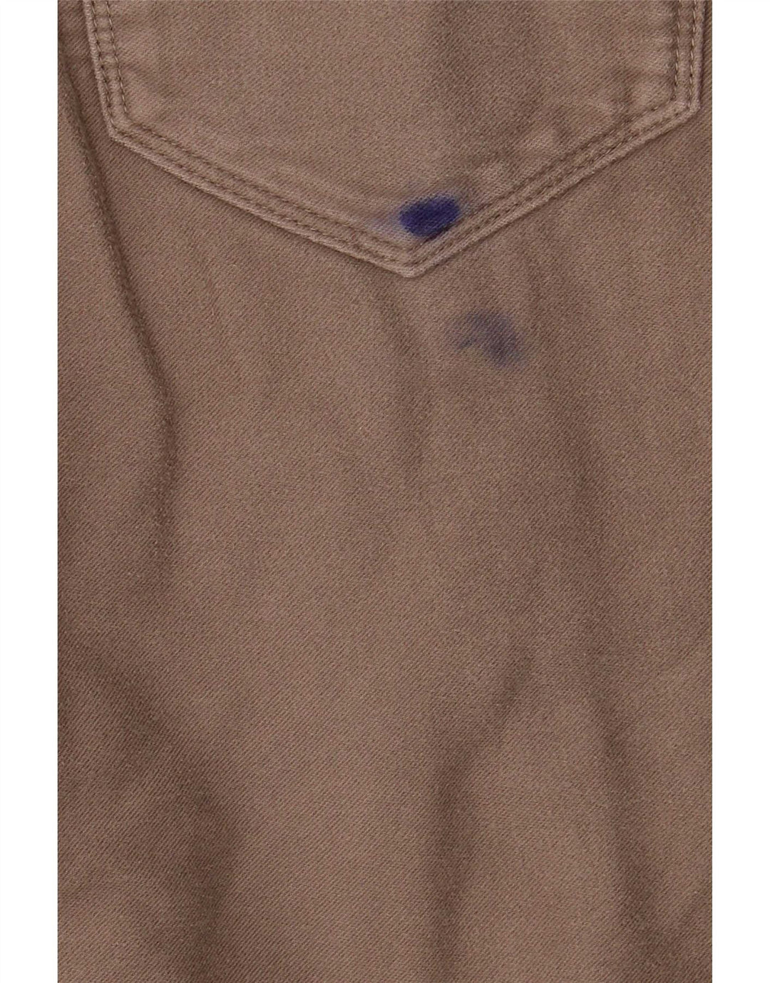 Pantaloni casual slim da uomo Marks & Spencer W32 L33 cotone grigio