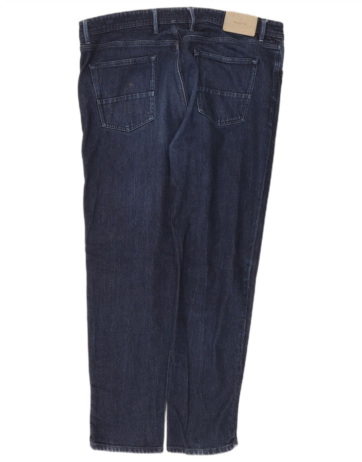 Jeans affusolati da uomo Massimo Dutti W38 L28 cotone blu navy