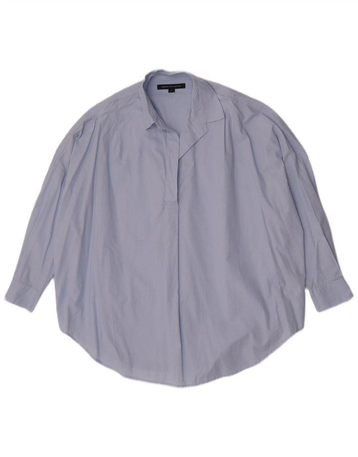 Camicia pullover con maniche a 3/4 da donna French Connection UK 10 piccola blu