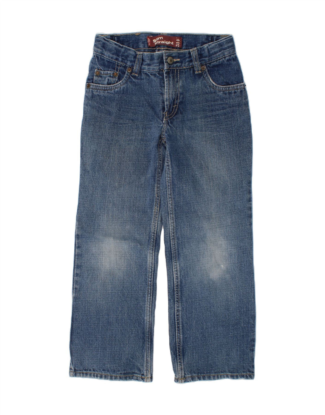 LEVI'S Boys 511 Straight Slim Jeans 6-7 Years W23 L20  Blue Cotton Vintage Levi's and Second-Hand Levi's from Messina Hembry 