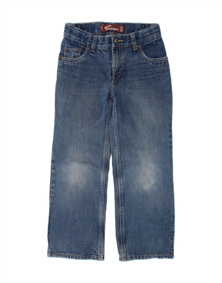 LEVI'S Boys 511 Straight Slim Jeans 6-7 Years W23 L20  Blue Cotton Vintage Levi's and Second-Hand Levi's from Messina Hembry 