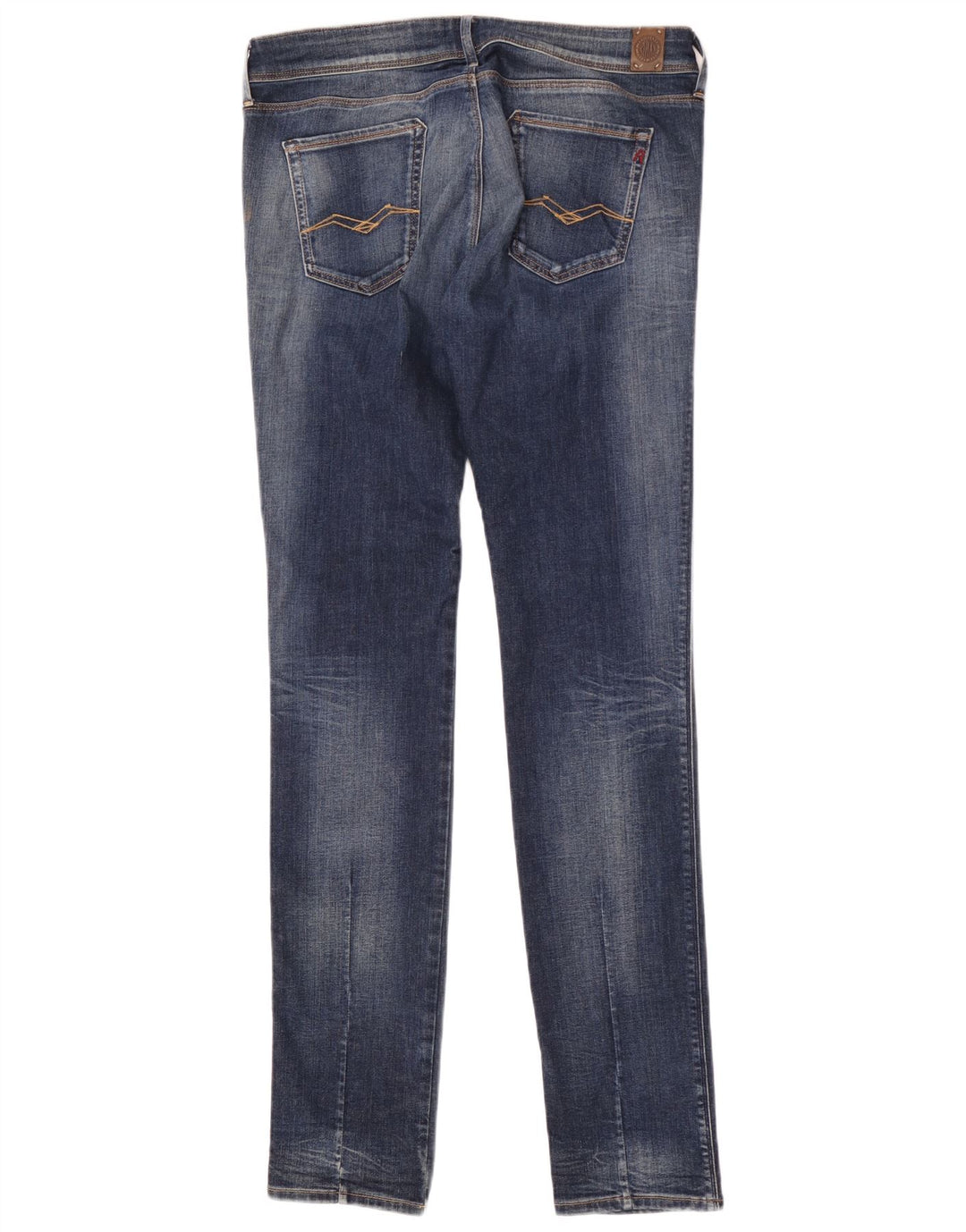 Jeans slim da donna Replay W33 L34 cotone blu