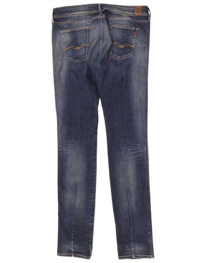 Jeans slim da donna Replay W33 L34 cotone blu