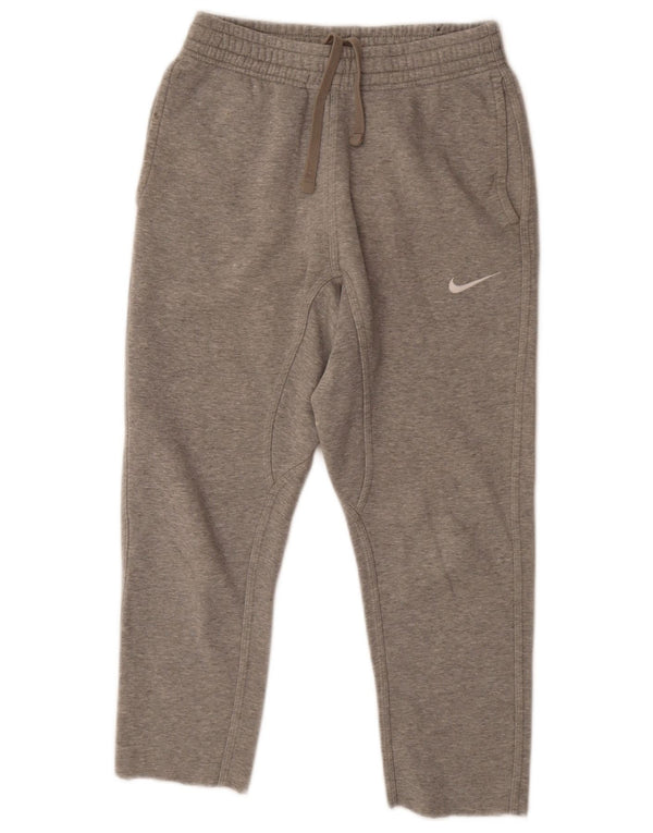 Pantaloni della tuta da donna Nike UK 6 XS cotone chiazzato grigio