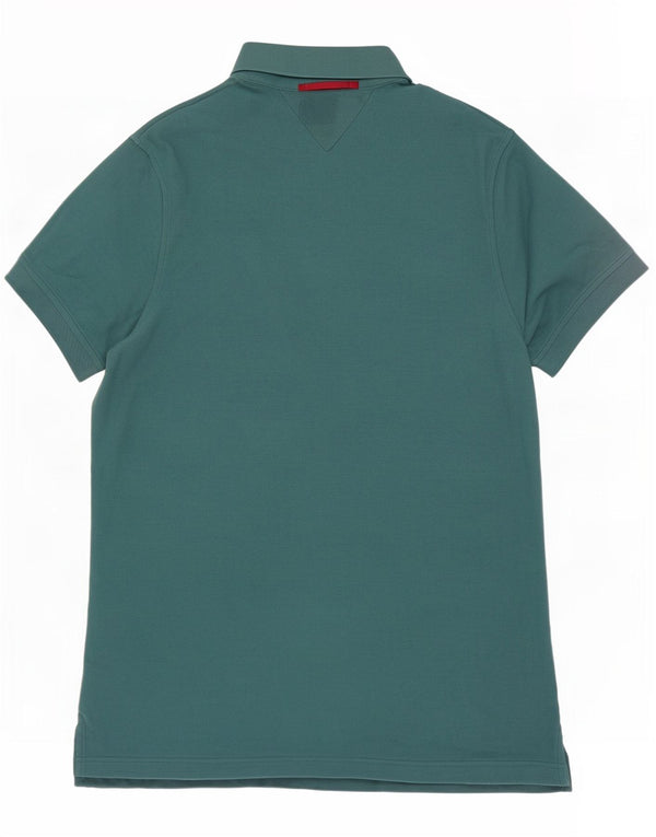 Polo slim fit da uomo Tommy Hilfiger XL in cotone verde