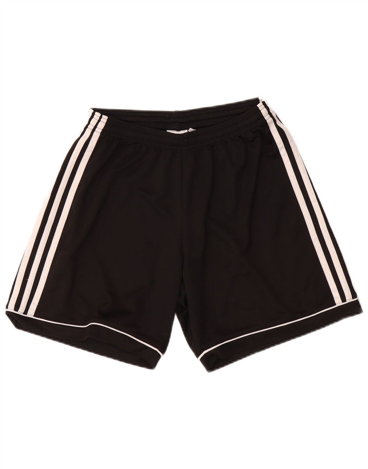 Pantaloncini sportivi ADIDAS Climalite da uomo piccoli in poliestere nero