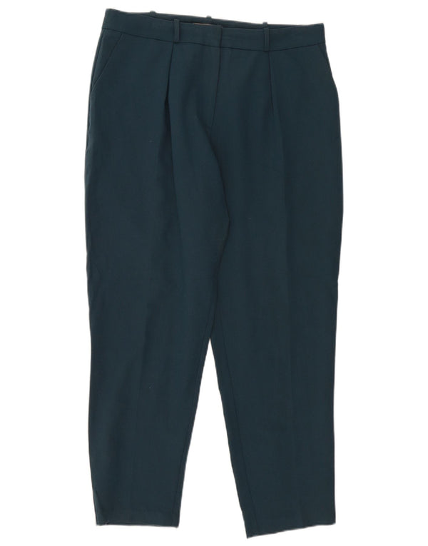 Pantaloni chino con pegged da donna Oasis UK 14 Large W32 L27 Blu Navy