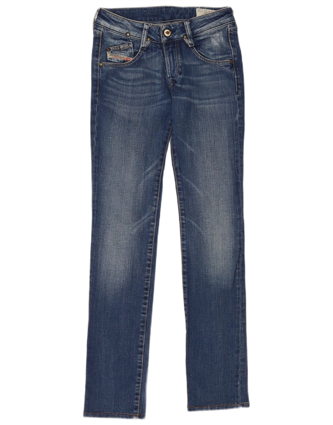 Jeans Clush Slim da donna Diesel W24 L32 in cotone blu